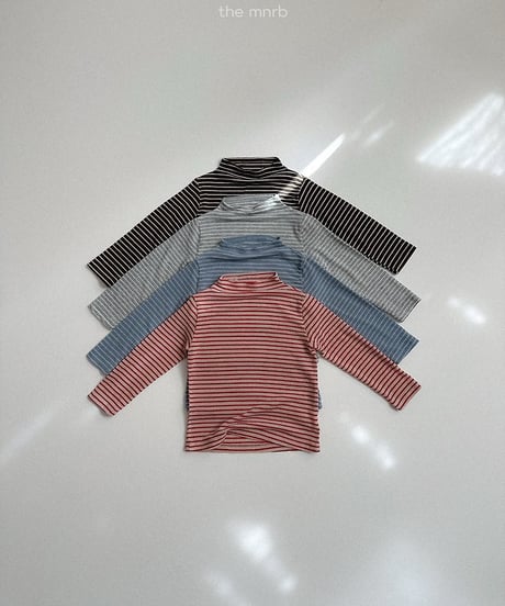 【minirobe】Merry mock neck tee