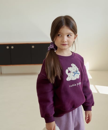 【momoann】puppy Sweatshirt