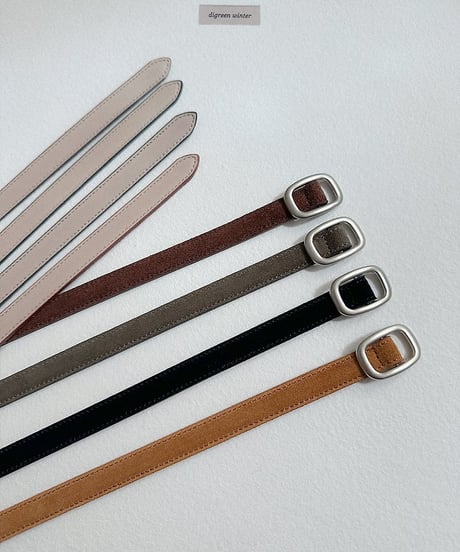 【digreen】Suede Belt