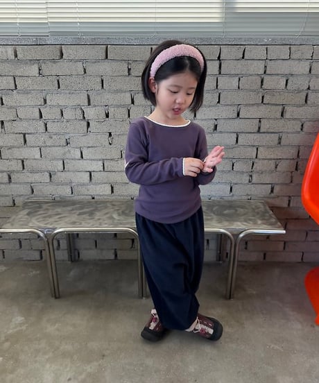 【pie】Peach Lace Tee