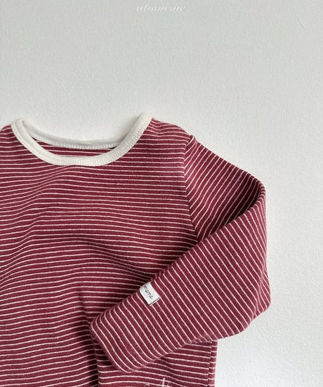 【atomeme】Arden Stripe T
