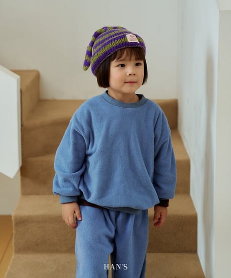 【hans】Terry Fleece Sweatshirt