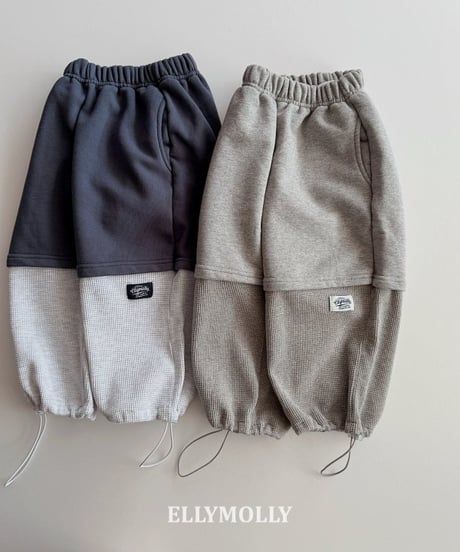 【ellymolly】Mix-blur-pants