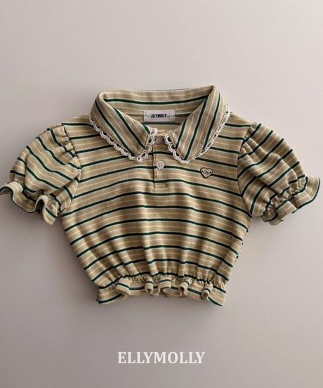 Curling Collar Frill T-Shirt