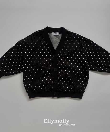 【ellymolly】Yogurt Boxy Cardigan