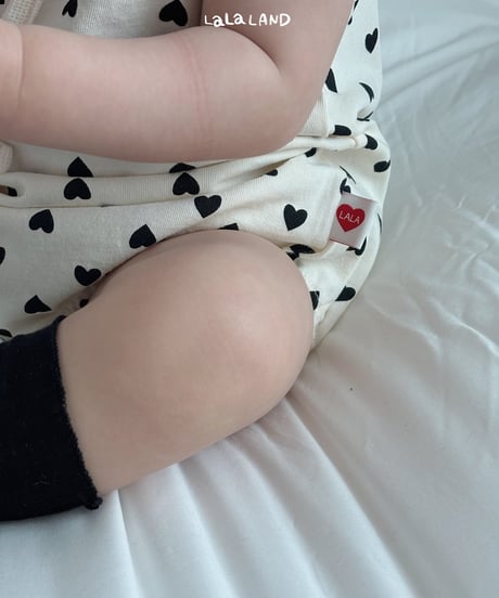 【lalaland】bebe heart dot suit