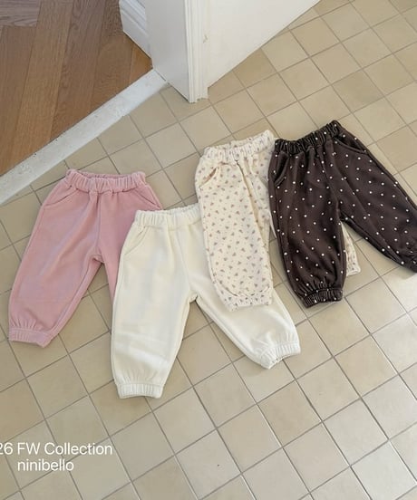 【ninibello】Cozy Velour Pants Bebe+ Kids