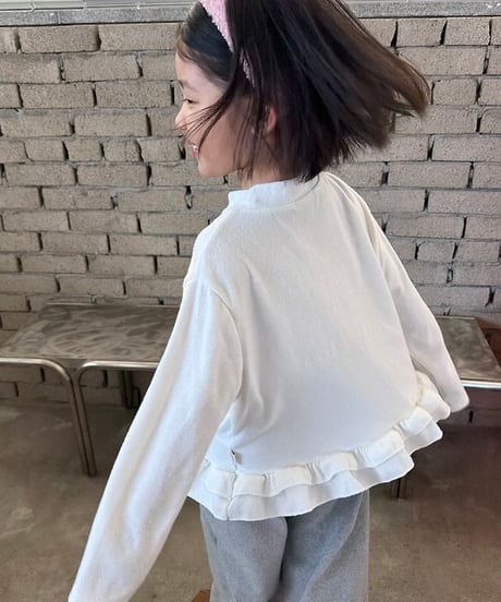 【pie】Peach Frill Tee
