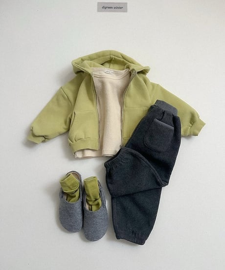【digreen】Caramel Hood Zip-Up