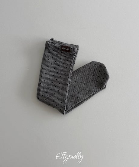 【ellymolly】Dot Ribbed Fleece Socks