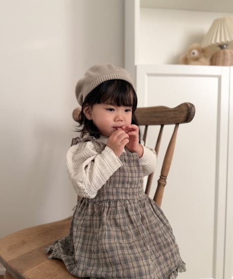 【mimi-maket】check frill bloomers ops