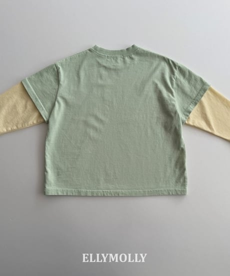 【ellymolly】Color-Blocked-T-shirt