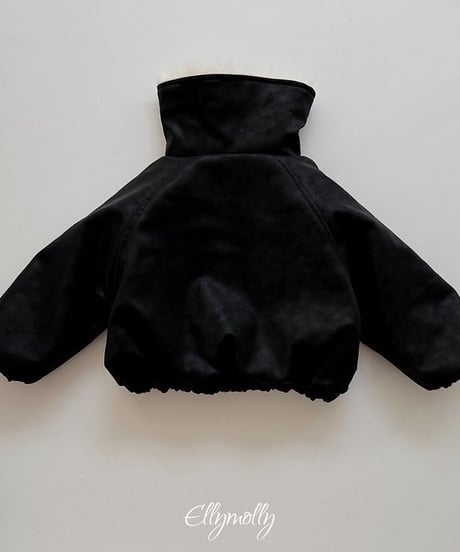 【ellymolly】Big Collar Shearling Jacket