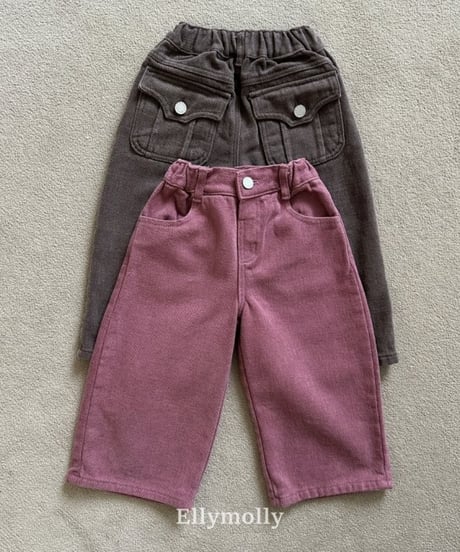 【ellymolly】Pocket Cation Pants