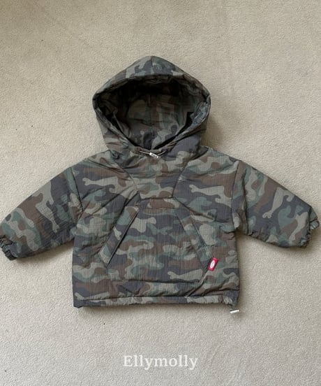 【ellymolly】Camo Padded Hoodie