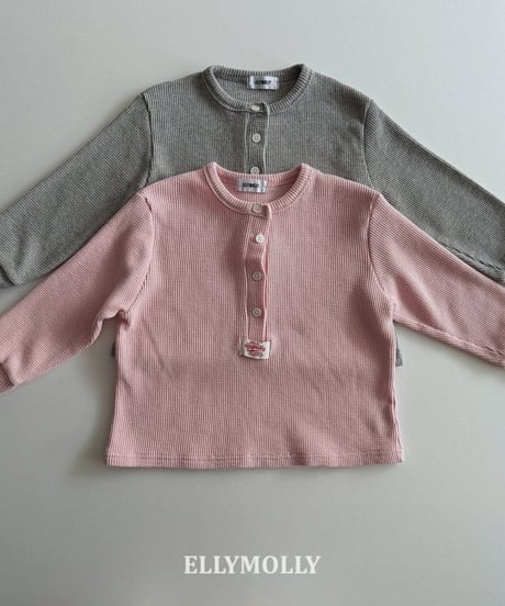【ellymolly】Maple-Hen-Neck-T-shirt