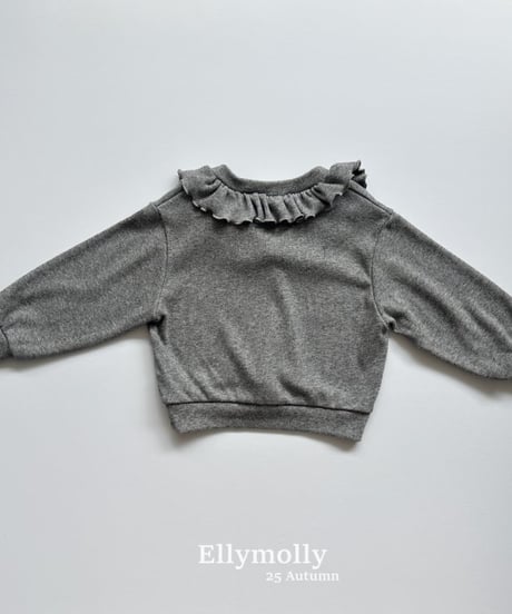 【ellymolly】Native Frill V-Neck Top