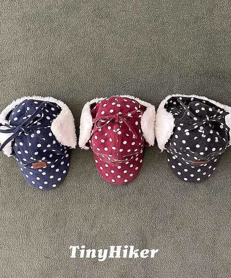 【tiny hiker】Dot Earflap Cap