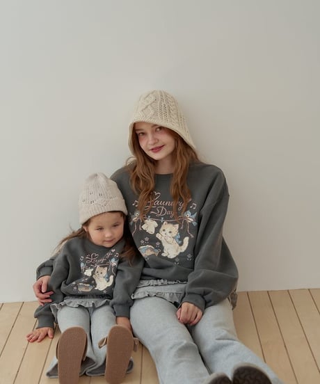 【momoann】Pig Cat Sweatshirt