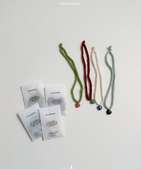【atomeme】Love Stone Necklace