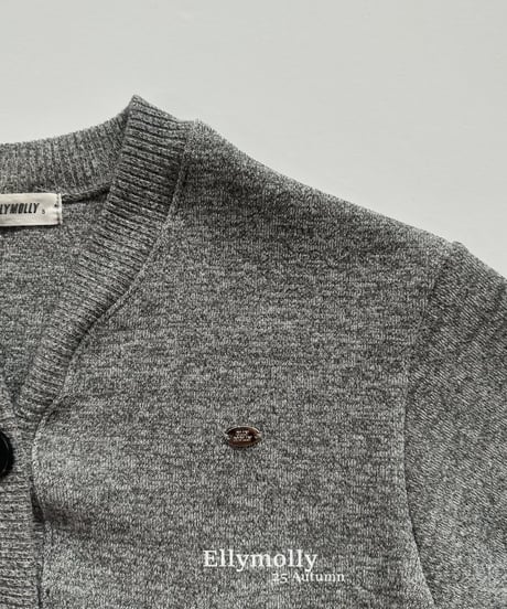 【ellymolly】Yogurt Boxy Cardigan