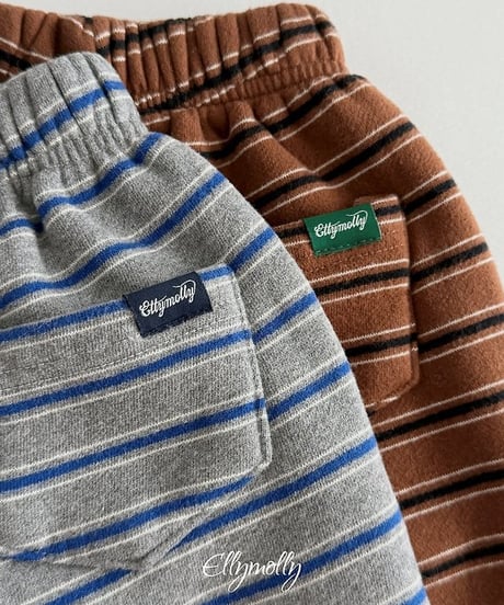 【ellymolly】Tok Tok Stripe Jogger Pants