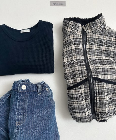 【digreen】Quilted Denim Pants