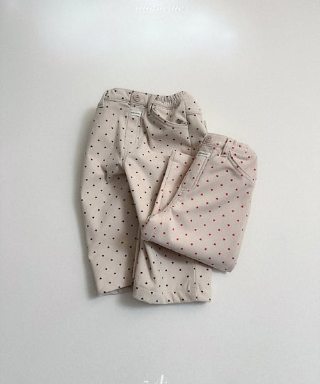 【atomeme】Heart Corduroy Pants