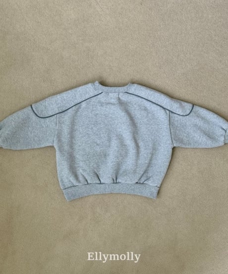 【ellymolly】Crew Stripe Sweatshirt
