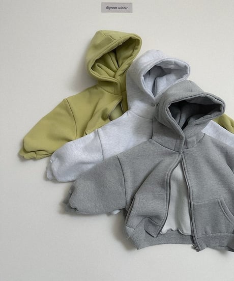 【digreen】Caramel Hood Zip-Up