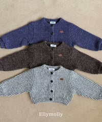 【ellymolly】Muffin Wool Cardigan
