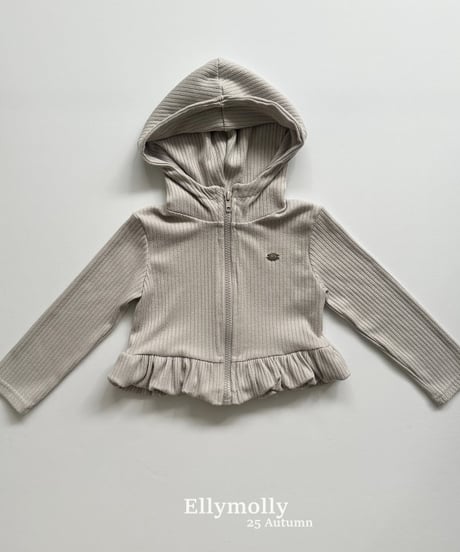 【ellymolly】Balloon Hooded Jacket