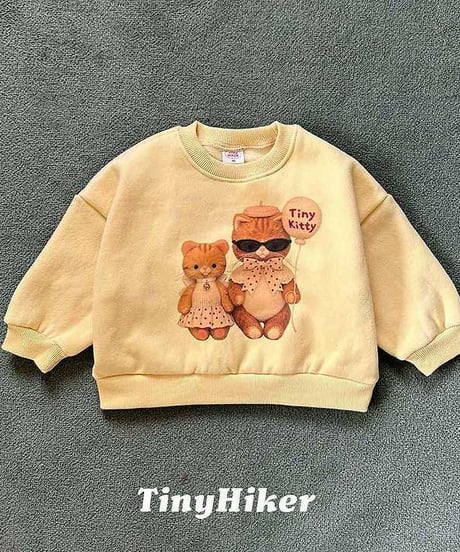 【tiny hiker】Tiny Cat Sweatshirt
