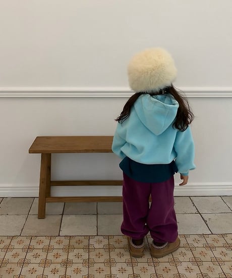 【cantuccistudio】Neck Fleece Sweatshirt