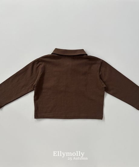 【ellymolly】Twin Frill Collar T-Shirt