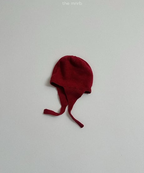 【minirobe】Earflap knit beanie