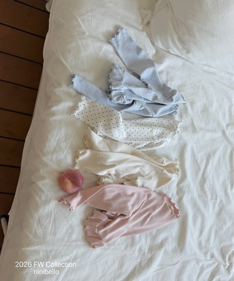 【ninibello】Warty Frill Tee Bebe+ Kids