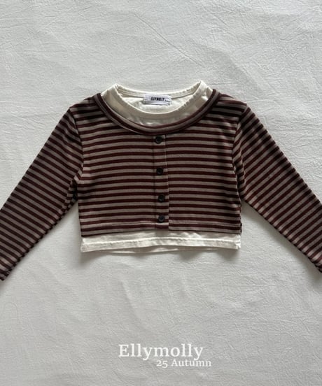 【ellymolly】Pepe Layered T-Shirt