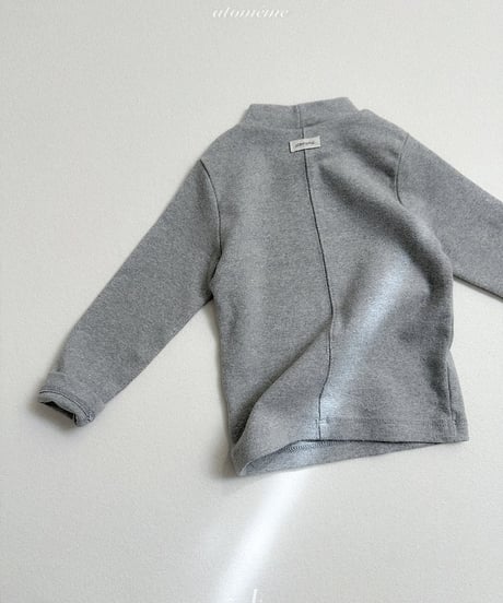 【atomeme】Plain Turtleneck T-shirt