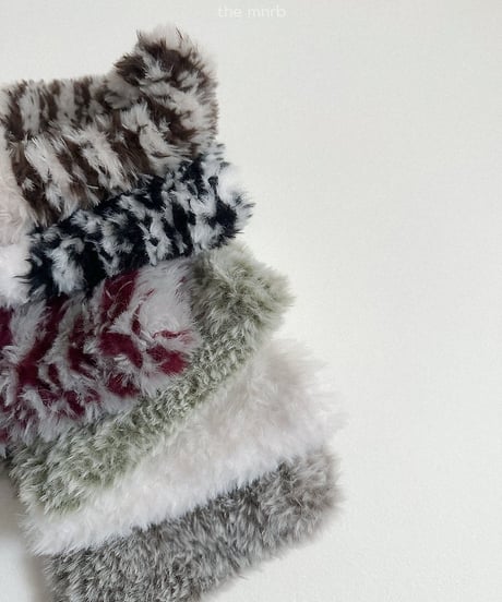 【minirobe】Mink cat beanie