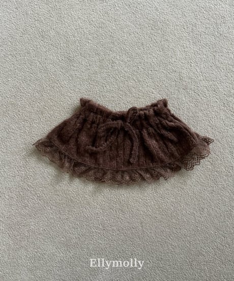 【ellymolly】Blooming Knit Skirt