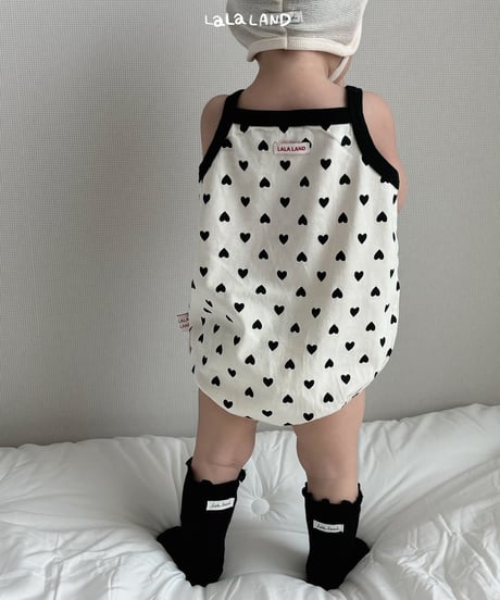 【lalaland】bebe heart dot suit