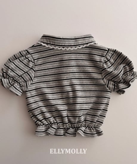 Curling Collar Frill T-Shirt