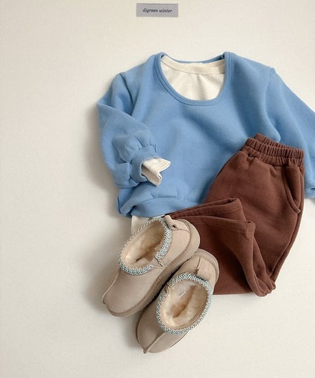 【digreen】Deep U-Neck Sweatshirt