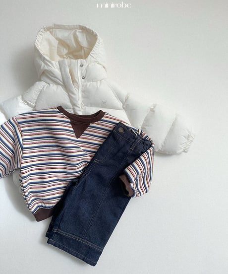 【minirobe】Rainbow sweatshirt