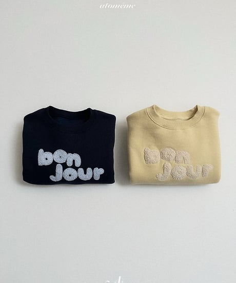 【atomeme】Bonjour Sweatshirt