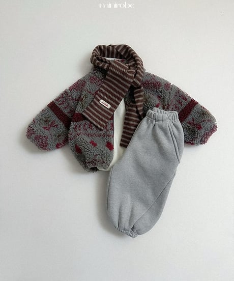【minirobe】Barrel jogger pants