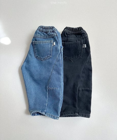 【minirobe】Dart denim pants