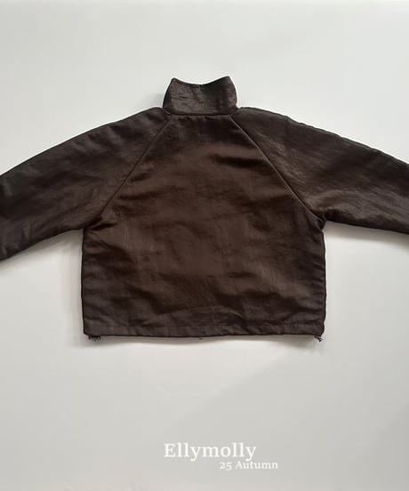【ellymolly】Coated Side Stripe Jacket