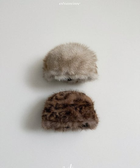 【atomeme】Fur Bucket Hat